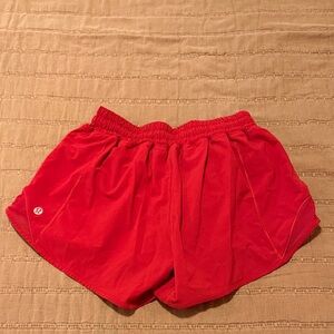 Lululemon Red Shorts